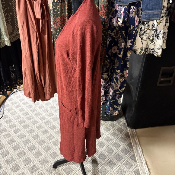 Torrid Rust Open-Front Long Cardigan - Picture 4 of 6